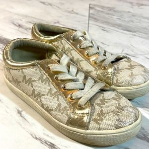 Holiday girl 13 Michael kors golden gold van shoes
